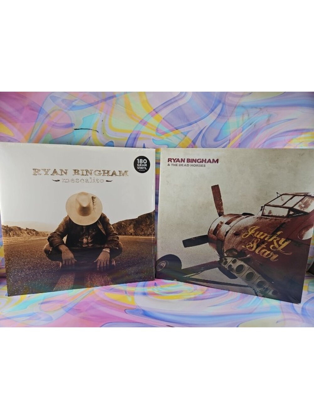 Lot of 2 Ryan Bingham Records: Mescalito (2xLP), Junky Star (2xLP) New Sealed